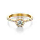 Pierścionek zaręczynowy z diamentami AJPZ_076